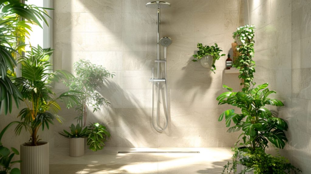 tendance deco salle de bain 2024 douche