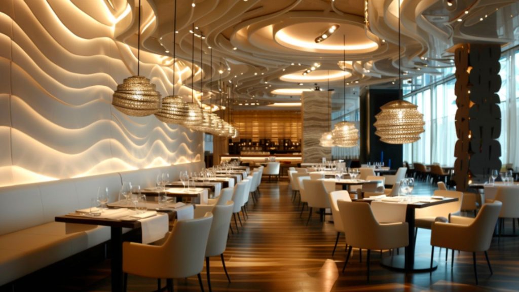 deco restaurant chic luminaires