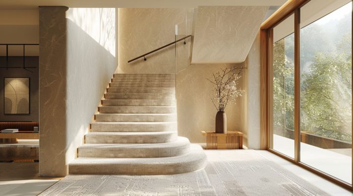 moquette escalier